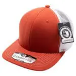 Burnt Orange/White