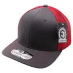 Charcoal/Red