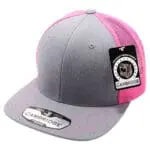 Heather Gray/Neon Pink